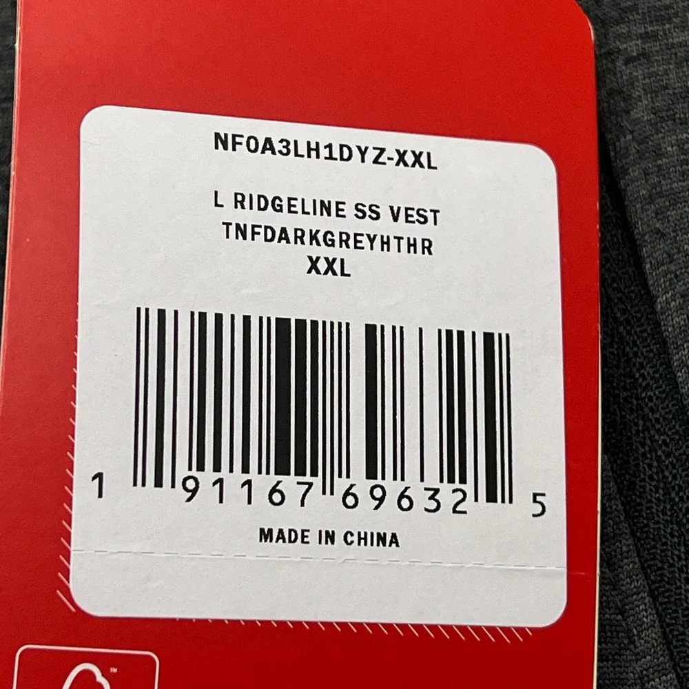 Comcast NBC North Face‎ Ridgeline Vest Women's XXL Gray Full Zip Pockets Winter